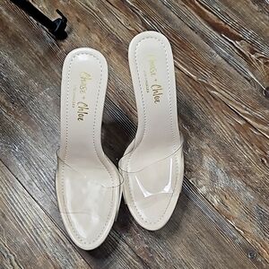 Clear Platform heels